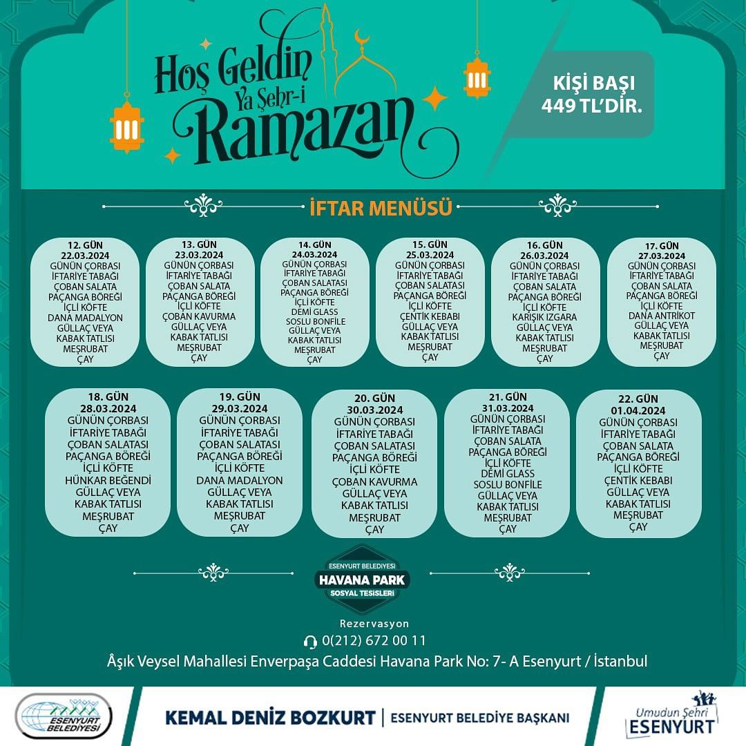 Esenyurt Belediyesi - İftar Yemeği